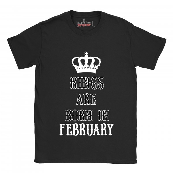 Kings are born in February shirt | Pisces t-shirt | Aquarius shirt 