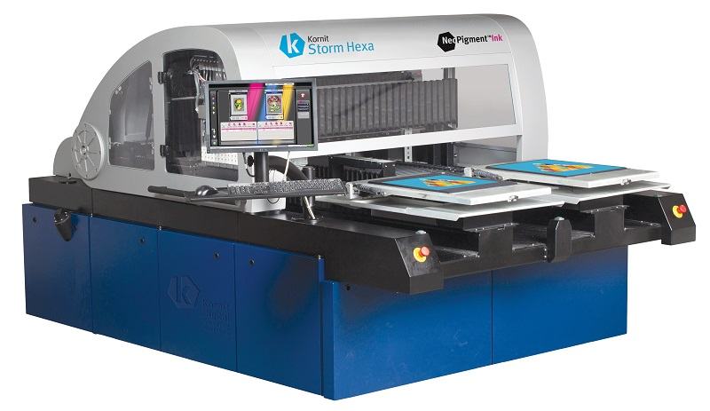 compact screen printing machine