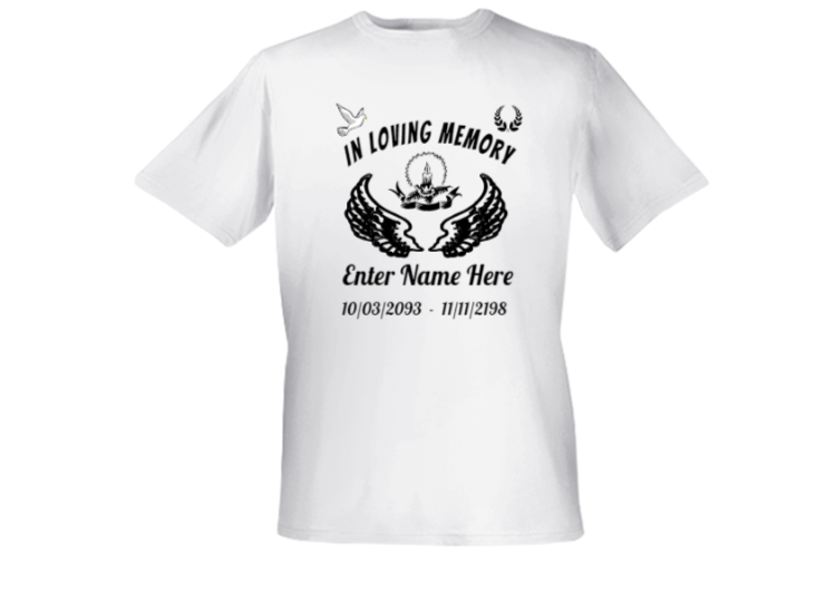 In Loving Memory Shirts Create Custom Rip Memorial Shirts